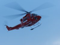 09.01.2012 - Helikopterflug zur Beseitigung der Schneelast auf den Bäumen