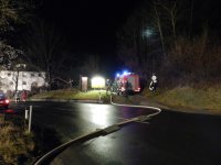 15.12.2014 – Brand in unbewohntem Gebäude