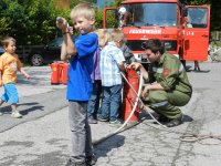 Feuerwehr-Aktionstag für Volksschule und Kindergarten