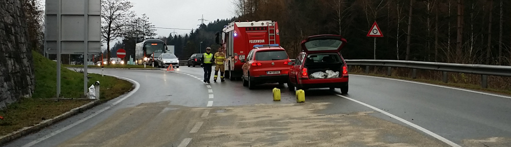 02.12.2014 – Aufräumen Verkehrsunfall