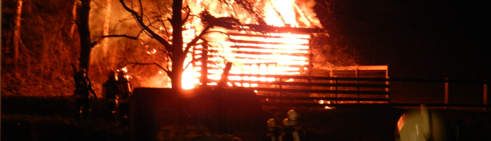 15.12.2014 – Brand in unbewohntem Gebäude