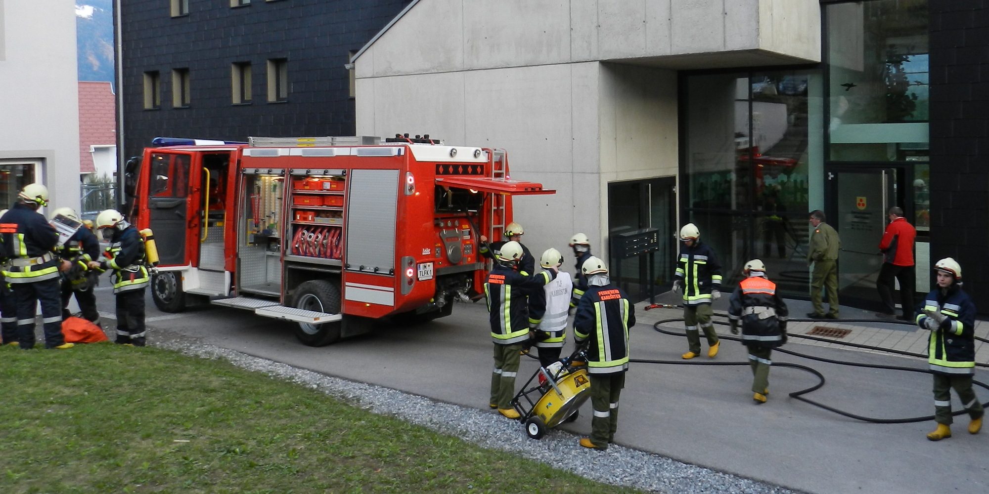 Atemschutzprobe – Übungsstrecke LFS