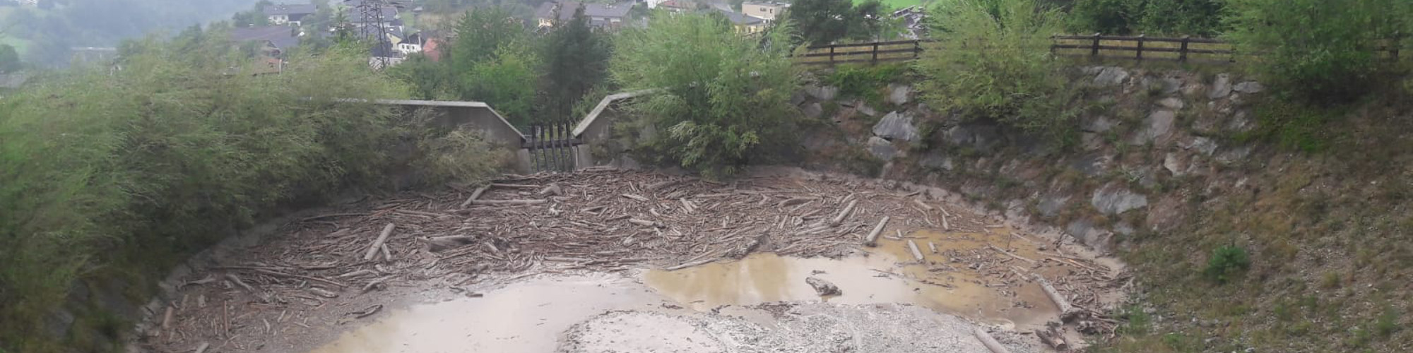 29.08.2018 – Murenabgang nach schwerem Unwetter