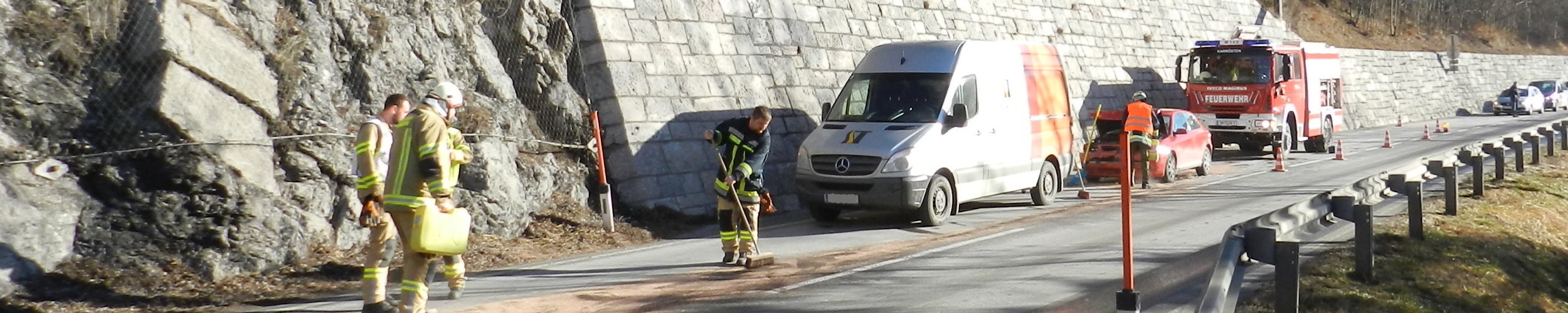 27.12.2018 – Aufräumen Verkehrsunfall