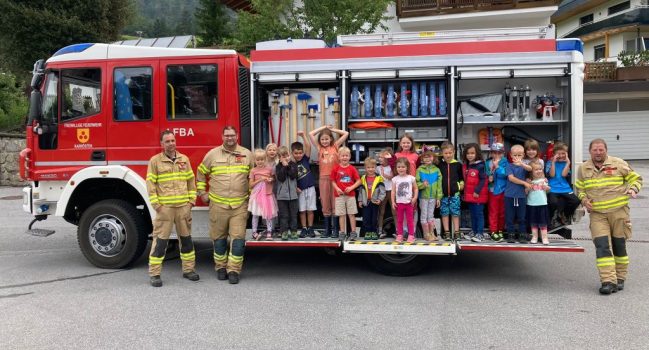 01.07.2022 – Tag der Feuerwehr im Kindergarten Karrösten